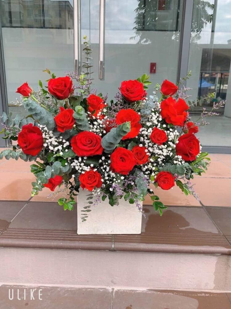 Giỏ Hoa Tươi GHT017