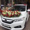 Hoa cưới để xe oto HTXC004